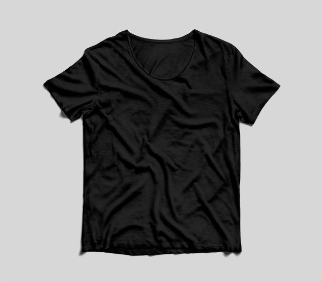 Erkek Basic Bisiklet Yaka Siyah T-Shirt