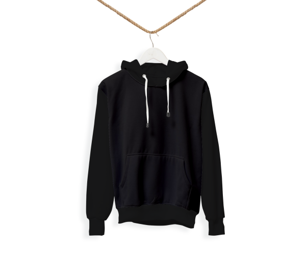 Kadın Basic Siyah Sweatshirt