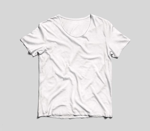 Erkek Basic Bisiklet Yaka  Beyaz T-Shirt