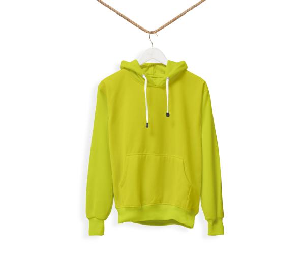 Kadın Basic  Sarı Sweatshirt